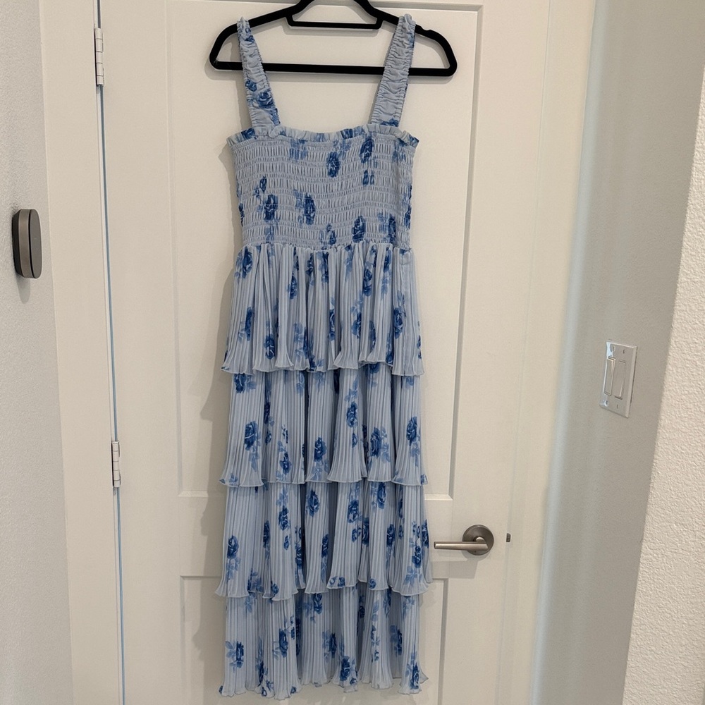 Ganni Georgette Midi Dress